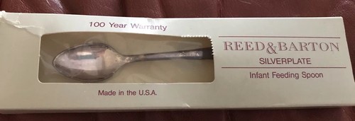 Reed & Barton Silverplate Infant Feeding Spoon Made In The U.S.A. - Bild 4 von 4