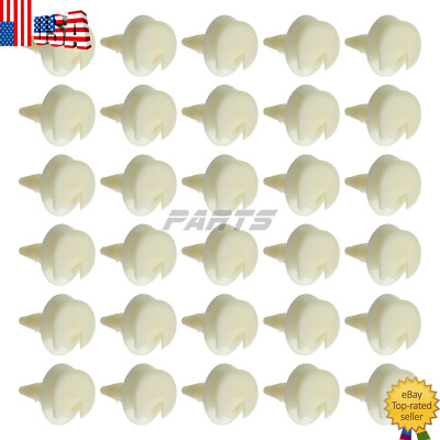 Door Panel Clips 10x Clips For GM Door Panel Retainer White