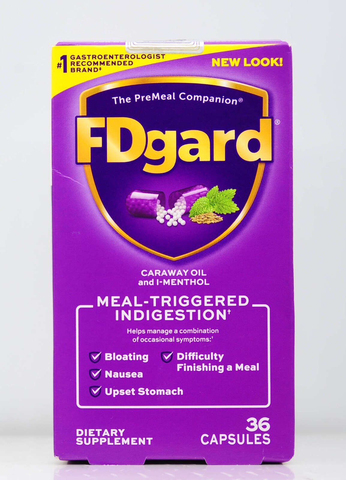 FDgard Caraway Oil & IMenthol Dietary Supplement For Indigestion 36ct EXP 11/24 369266000361 eBay