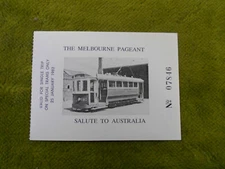 #D2.  1982 MELBOURNE PAGEANT SPECIAL TRAM TICKET - SEE DESCRIPTION