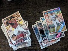 2023 topps chrome Michael Harris II 79 .ROOKIE CARD LOT x 35 base + 4 refractors