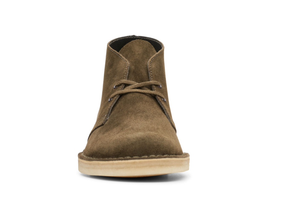 Clarks Original's Men's Dark Olive Suede Desert Boot 26147292 image 3