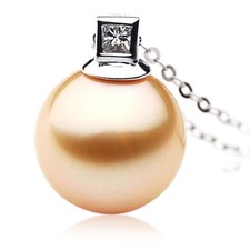 13mm South Sea Golden Diamonds Pearl Pendants Pacific Pearls® Top Pearl pendants
