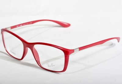 red ray ban eyeglasses