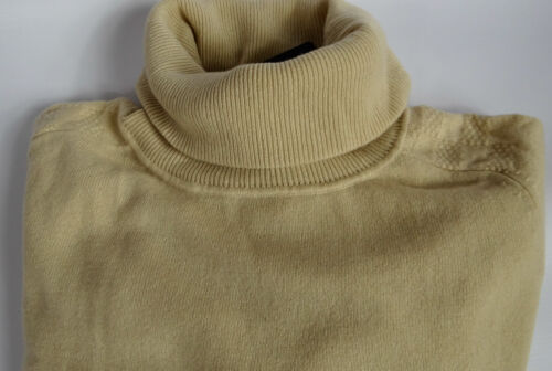 AQUASCUTUM Ladies Cowl Roll Neck 100% CASHMERE Jumper Sweater sz XS BEIGE BNWT - Picture 1 of 6