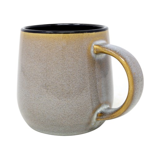 Coffee Mug Set Stoneware Grey Reactive Glaze 420ml Cups Tea Hot Beverages 6pcs - Picture 7 of 7