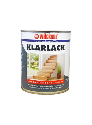 Wilckens Klarlack seidenglänzend 375 ml Lack Holzfarbe Lackfarbe Farbe 