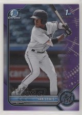 2022 Bowman Chrome Prospects Purple Refractor 4/250 Ian Lewis #BCP-96 s3g