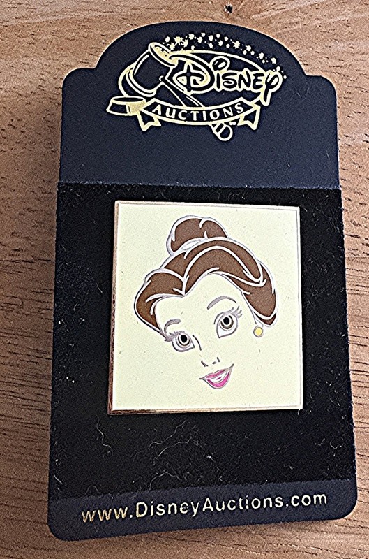 Disney Auctions Exclusive Beauty and the Beast Belle Face Pin LE 1000