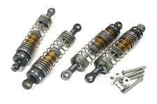 Billet Machined 90mm Performance Shock Set (4) for Traxxas Mini Maxx 3760-GRAY