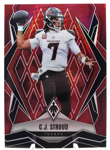 2025 Panini Phoenix - CJ Stroud Red Hyper Prizm #136 /399 Texans