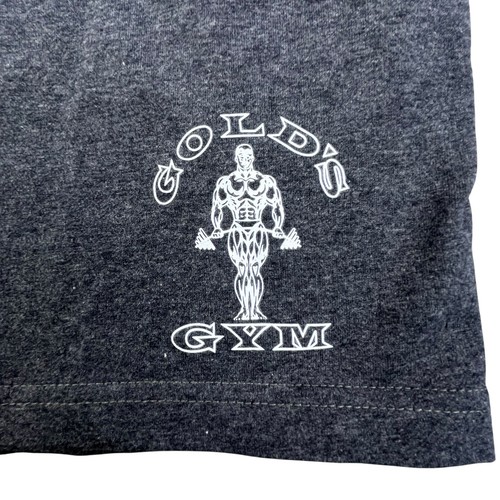 Golds Gym Sweat Shorts Men's XL Gray Cotton Elastic Waist Drawstring Workout - Picture 2 of 11