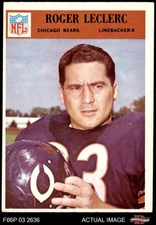 1966 Philadelphia #35 Roger LeClerc Bears Trinity 4 - VG/EX