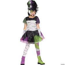 CHILD'S MONSTER BRIDE-XL - Halloween Costume Cosplay  Party Outfit For Kids