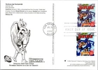 Dr Jim Stamps Fdc Hawkman Dc Super Heroes Pre Stamped Postcard Fleetwood