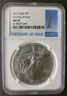 2024 $1 American Silver Eagle Dollar NGC MS70