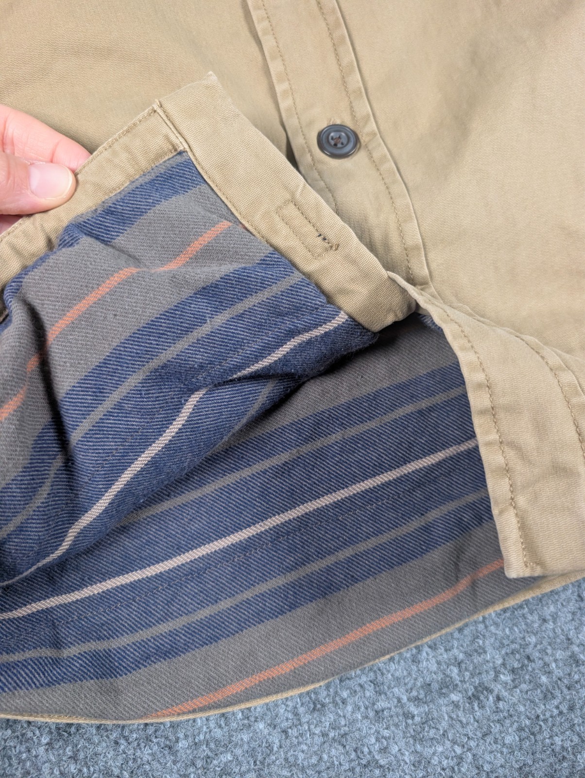 Faherty Stretch Blanked LIned CPO Jacket Mens Med… - image 7