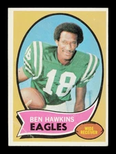 1970 Topps #98 Ben Hawkins RC Philadelphia Eagles