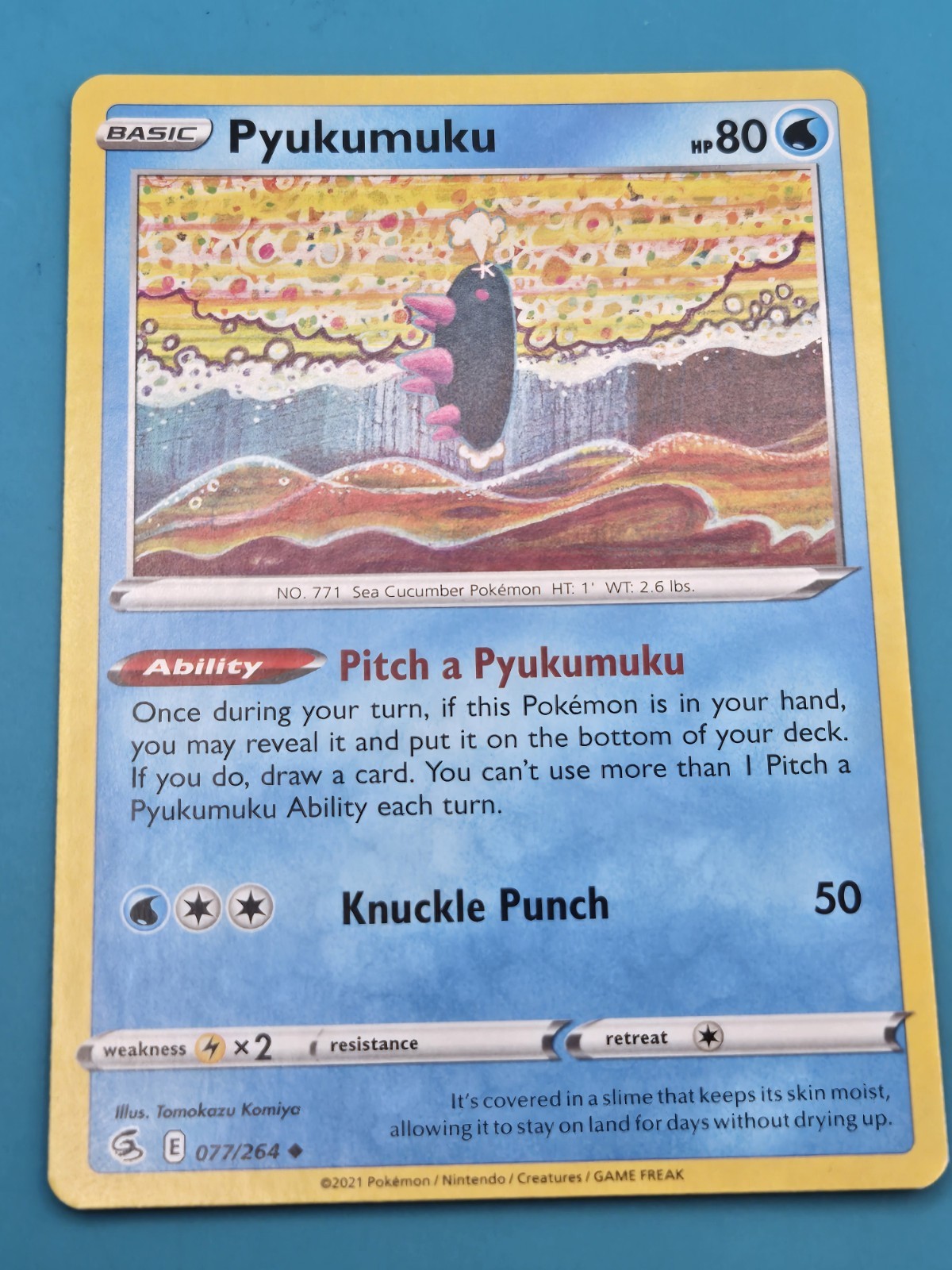 Pokemon Fusion Strike - Pyukumuku 077/264 Regular NM