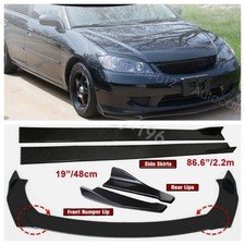 For 2003-2005 Honda Civic Side Skirt Rear Lip Front Bumper Lip Splitter Spoiler For 2003-2005 Honda Civic Side Skirt Rear Lip Front Bumper Lip Splitter Spoiler