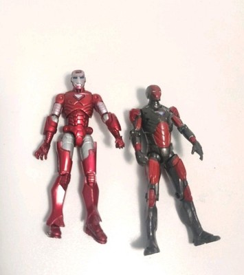 Lot Of 2 IRON MAN 4'' Marvel Universe Scarlet Centurion Hasbro Figure Ty34