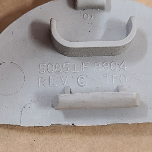 OEM 2009-2018 RAM 1500 UPPER C PILLAR TRIM COVER PANEL SCREW HOLE INSERT CAP 1 - Picture 18 of 19