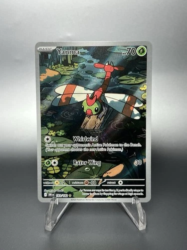 Yanma 183/182 Destined Rivals Holo Illustration Rare Pokemon Card NM