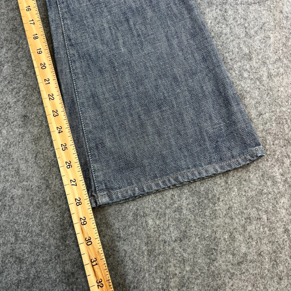 Diesel Womens Jeans Bootcut Flare Baggy 29 29 UK 10 Chambray Blue Low Rise VTG - Image 4 of 4