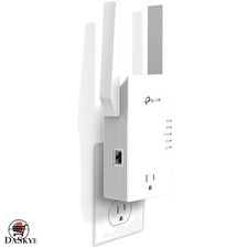 AX3000 WiFi 6 Range Extender with Smart Plug  Up to 2400 Sq. Ft., 64 Devices