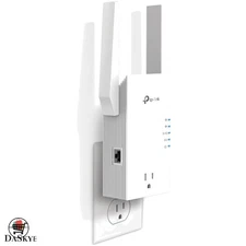 AX3000 WiFi 6 Range Extender with Smart Plug | Up to 2400 Sq. Ft., 64 Devices