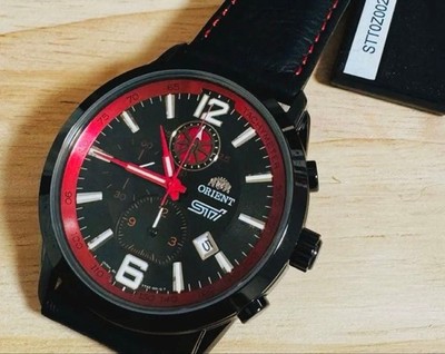 Orient x STI STT0Z002B0 Limited Chronograph Watch 1953/2500 Japan Made