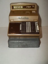 Vintage 1958 Miniature R.C. Allen Metal Cash Register  Salesman's Sample