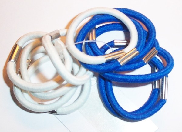 12X Haargummi Kids Zopfgummi Haarbinder Frisurhilfe Haarband Ø 3,5 Cm Solida-image