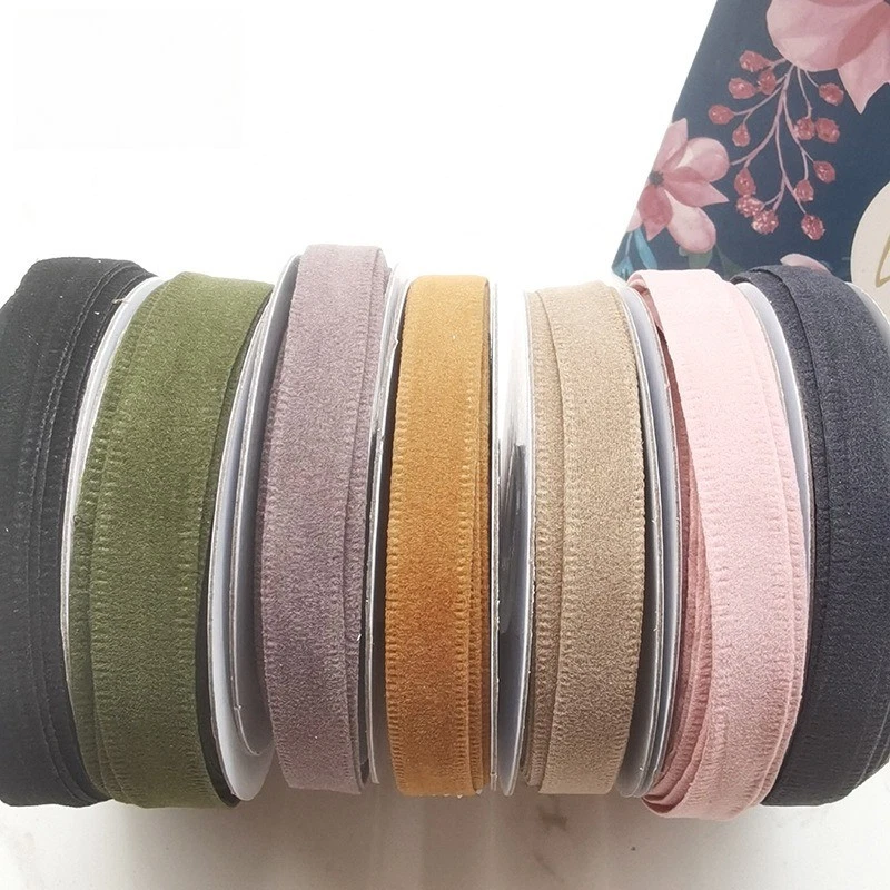 5M Doppel Seite Samt Band Trimmen Kunst Wildleder DIY Schleife Basteln Dekor - Bild 2 von 4