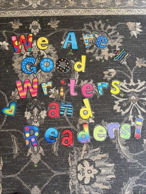 Colorful Letters We Are Good Writers And Readers By creative Teaching Press ￼