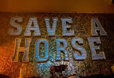 Save A Horse Wooden Rustic Barn Cowboy Sign