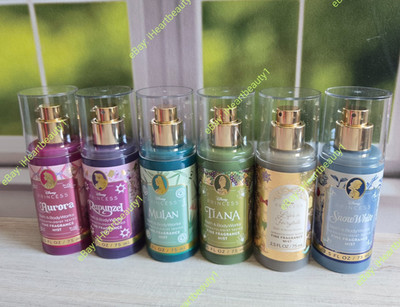 bath and body works Aurora Rapunzel Mulan Tiana Snow White Life's a Fairytale