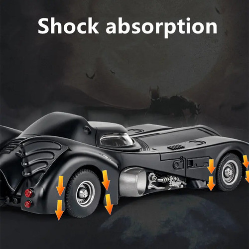 1/24 Classic Movie Car Alloy Batmobile Bat Sportwagen Modell Diecast Metall Spielzeug - Bild 23 von 24
