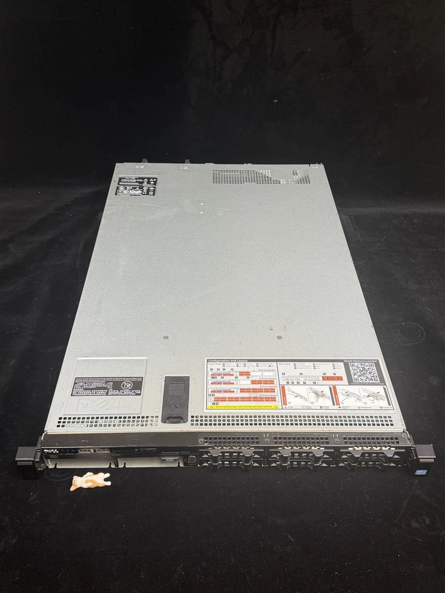 Serveur Dell PowerEdge R630 1U - 2x Xeon 12-Cœur 2.5GHz 64Go DDR4 - Occasion