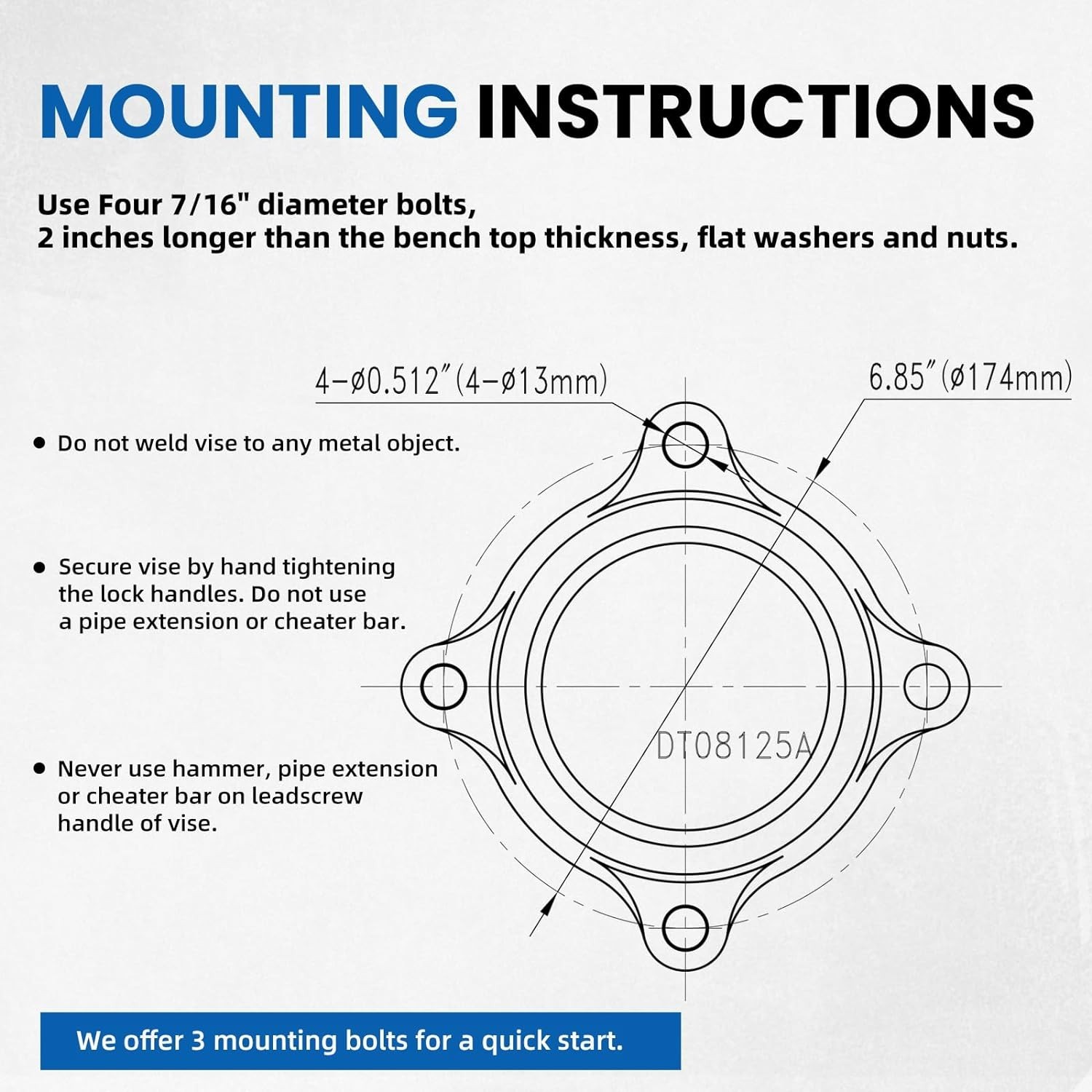 360-Degree Dual-Purpose Heavy-Duty Bench Vise for Precision Work Tasks