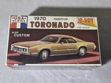 Vintage 1/25 JO-HAN 1970 TORONADO HARDTOP CUSTOM C-4970 FACTORY SEALED 1970s