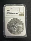 2018 American Silver Eagle 1 oz MS69 NGC