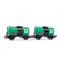 Fs 2 Unit Pack 2-AXLE Tank Wagon Bp Ep.Iv 1:87 Rivarossi Treni -D- Neues Modell