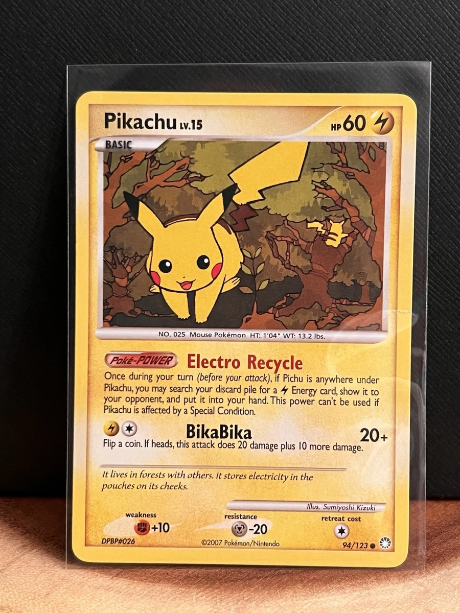 Pikachu Pokémon TCG Mysterious Treasures Individual Collectible