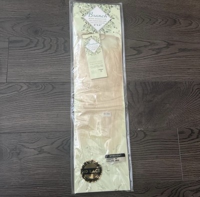 Blanche Brazilian Human Hair Weft Extension Straight Light Blond 10in HD Lace