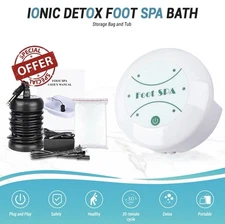 Ionic Foot Bath Cleanse Spa Machine - Detoxify & Relax at Home, Durable Design 