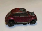 Vintage 1967 Mattel Hot Wheels  Red Maroon Volkswagen Redline
