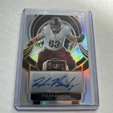 2025 Panini Select Tyler Biadasz Silver Prizm Auto #SIP-TBZ