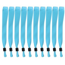 50 Pcs Cloth Event Wristband, Disposable Wrist Bands, Blue