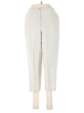 Liz Claiborne Women Ivory Linen Pants 6
